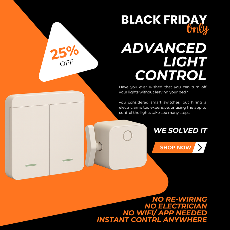 Clicky - turn lights off without leaving your bed