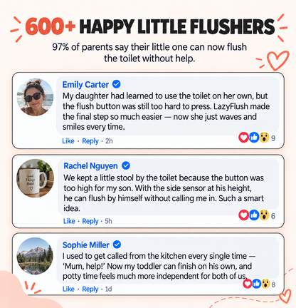 LazyFlush Touchless Toilet Flusher Kit