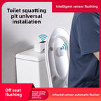 Smart Infrared Induction Household Charging Automatic Toilet Flusher Set Push-Free Button Sensor Toilet Accessories